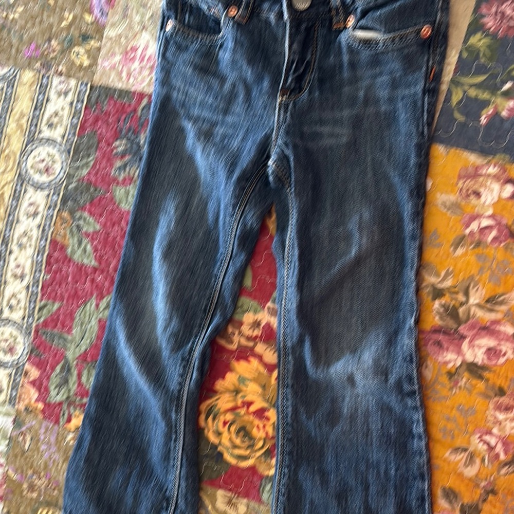GAP Blue Classic Indigo Straight-Leg Jeans